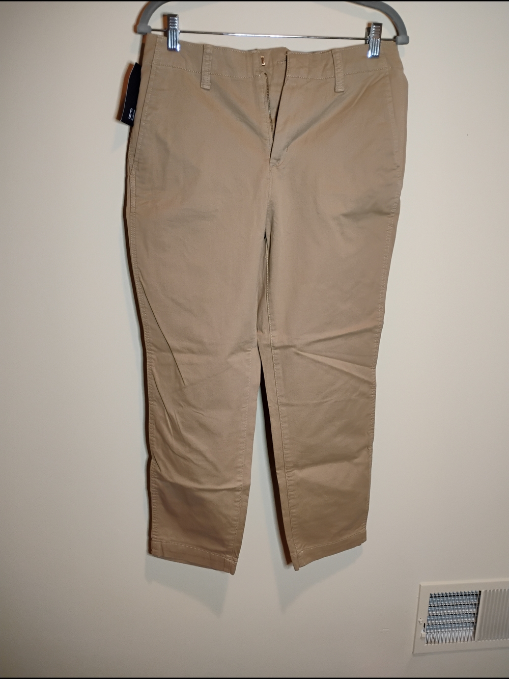 Gap Women's Slim Ankle Pant Tan Size 6 Inseam 26.5